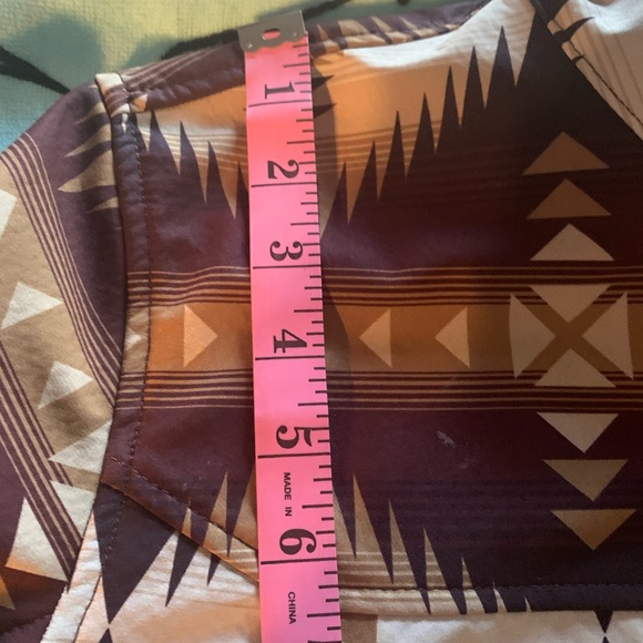 Ariat Women's Geometric Pattern Jacket - Brown and Cream - Picture 10 of 10